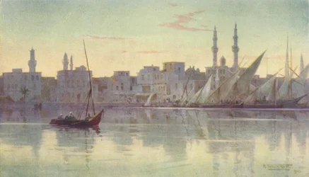 Tidlig morgen ved Damietta, c1880, 1904