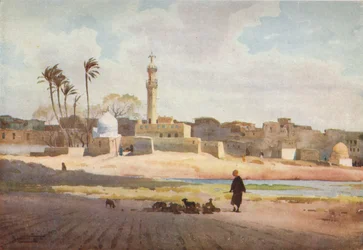 Landsbyen Salamun, c1880, 1904