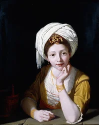 Portræt af en dame som den cumæiske sibylle, 1778-1789