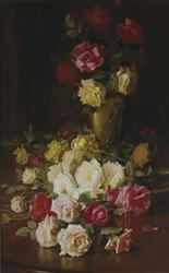 Uden titel (roser), ca. 1905-1915 (olie på lærred)