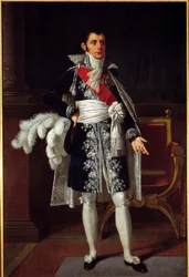Portræt af Anne Jean Marie Rene Savary, hertug af Rovigo (1774 - 1833) minister for generalpolitiet. Maleri af Robert Lefevre (1755-1830)
