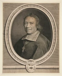 Portræt af Jean de Maupeou, biskop og greve af Chalons-sur-Saone