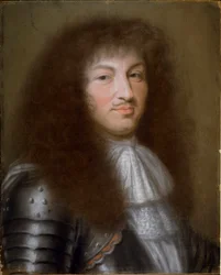 Portræt af kongen af Frankrig Ludvig XIV