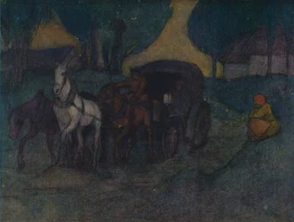 En landevej i Polen, c1901, 1905