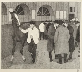 Hestehandlere på Barbican, 1921