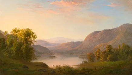 Udsigt i Laurentian-bjergene, nær Québec