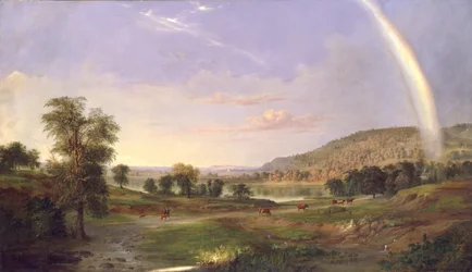 Landskab med Rainbow, 1859.