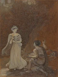 Lysander vågner for at se Helena