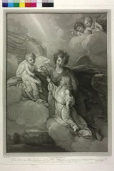 Apotheose af de afdøde børn af kong George III af England og hans kvindelige dronning Charlotte