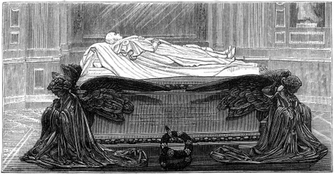 Prinsgemalernes grav, 1880.