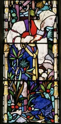 Woman of the Bible, ca. 1866 (farvet glas)