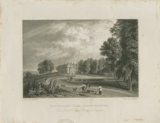 Biddulph - Knypersley Hall [ny]: stålgravering og [? 1800-tallet]