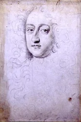 Mandsportræt (blyant på vellum)