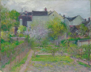 Grez-sur-Loing (olie på lærred)