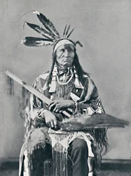 En Sioux-høvding, 1912
