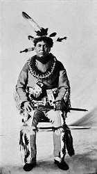 En Algonquin i fuld kjole, 1912