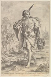 David med Goliats hoved, 1680-1743.
