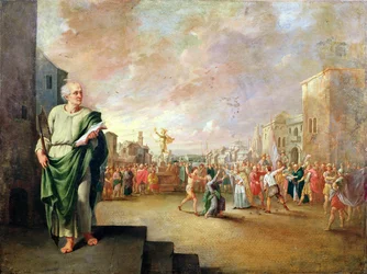 St. Matthias (olie på kobber)