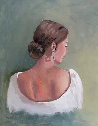 Anna, 2023 (olie på panel)