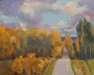 Grandview Autumn, 2023 (olie på panel)