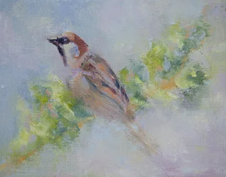 P. Domesticus, 2014 (olie på lærred)