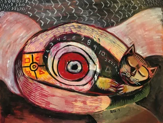 Sweet Dreams, ca. 2019 (gouache på papir)