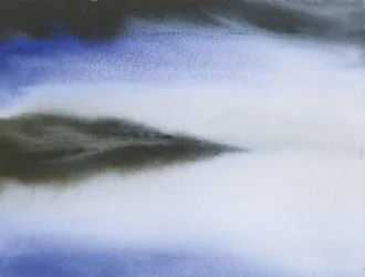 Tågede blå refleksioner