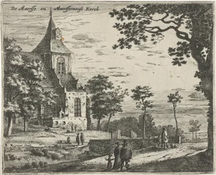 Maarsseveen kirke De Masse og Maarsseveense Kerck (titel på objekt) Landskaber i provinserne Holland og Utrecht (serietitel)