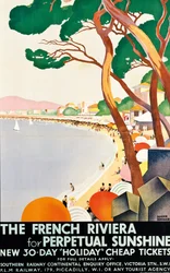 Den franske riviera for evigt solskin