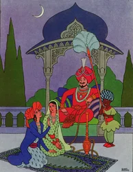 Så begyndte Scheherazade sin historie fra 