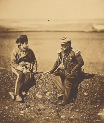 General Cisse og stabsofficer.