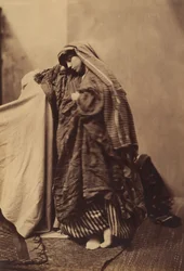 Orientalistisk undersøgelse af en kvinde, 1858.