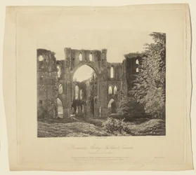 Rivaulx Abbey, koret og tværskibet