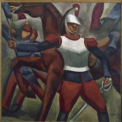 Cuirassier (olie på lærred