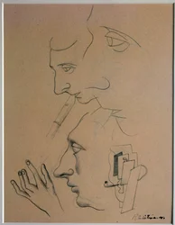Musikeren (Tegning, 20. århundrede)