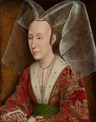 Portræt af Isabella af Portugal, ca. 1450 (olie på panel)