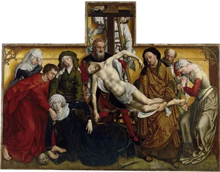 Nedtagelsen fra korset, ca. 1435