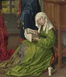 Magdalenelæsningen, før 1438 (olie på panel)