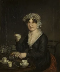 Portræt af fru Ellen Sharples, ca. 1814 (olie på lærred)