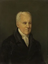 Rev. George Crabbe (olie på panel)