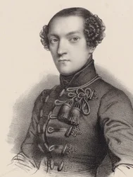 Portræt af pianisten og komponisten Antoine de Kontski 1817-1899.