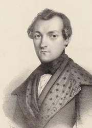 Portræt af pianisten og komponisten Antoine de Kontski 1817-1899.
