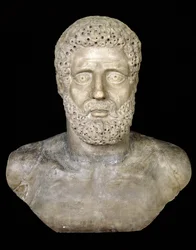 Buste af Hercules (marmor)