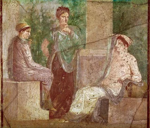 Kvinders samtale (fresko