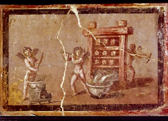 Amorer arbejder (fresco