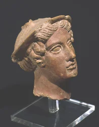 Hovedet af Merkur, fra Vignole o Falerii-templet (marmor)