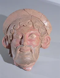 Zeus hoved (terracotta)