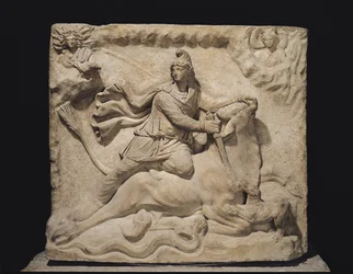 Mithras Sacrificing the Bull, 2.-3. århundrede (marmor) (se også 226092)