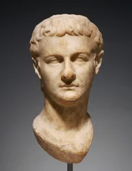 Portræthoved af Caligula, ca. 40 e.Kr.