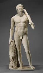 Statue af Hercules, ca. 125 (marmor)